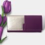 Дамски кожен портфейл двуцветен /7216/, снимка 2