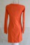 Оранжева рокля с дълги ръкави Alberto Zotti - M, снимка 4