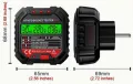 Уред за тестване на Розетки за AC Напрежение, Тест за RCD и Нулева Линия на Земята, снимка 2