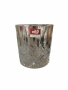 Комплект от деликатно стъкло,6 чаши и купа за лед с удобни щипки, снимка 2