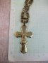 Синджир жълт с разпятието имитационна бижутерия - 92 гр., снимка 4