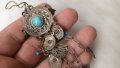 Възрожденски накит,тюркоаз,забодка,трепка,бодка,игла,сачан,носия, снимка 4