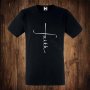 Мъжка тениска с щампа FAITH, снимка 1 - Тениски - 26536709