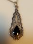 Сребърно колие с висулка , снимка 2