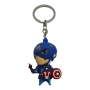 Гумен анимиран ключодържател на Капитан Америка (Captain America - Marvel), снимка 2
