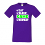 Мъжка тениска Game 6,Eat,Sleep,Game,Anime,Repeat,Ядене,Спане,Геймс,Подарък,Повторение,Празник,Игри, снимка 13