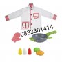 Детски костюм готвач и аксесоари , снимка 1 - Образователни игри - 32708082
