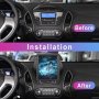 Мултимедия, Двоен дин, за Hyundai Tucson IX35, Навигация, Tesla дисплей, плеър IX 35, Android, IX35 , снимка 2