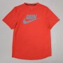 Nike DRI-FIT Run Tee оригинална тениска S Найк спортна фланелка фитнес, снимка 1 - Спортни дрехи, екипи - 40579664