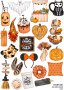Скрапбук стикери за декорация планер halloween хелоуин самозалепващ лист А5 - различни видове, снимка 4