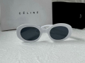 Celine 2023 дамски слънчеви очила елипса овални бели, снимка 7