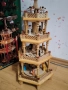  Коледна дървена играчка въртележка Германия , снимка 6