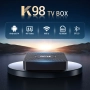 Андроид тв бокс k98  с андроид 14 Quad Core 16GB ROM 2GB RAM BT5.0 2.4/5G WiFi RK3518, снимка 1