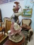 Уникална огромна антикварна колекционерска порцеланова фигура статуетка Capodimonte , снимка 6