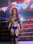 Екшън фигура WWE Sasha Banks Саша Банкс играчка Elite Series Mattel figure blue orange Mercedes Mone, снимка 14