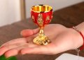 Изящни декоративни метални чашки или лампа на Аладин, снимка 8