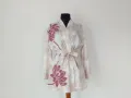 Ръчно рисувано сатенирано кимоно , снимка 1