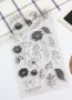 Листа Цветя пера и пеперуди силиконов гумен печат декор бисквитки фондан Scrapbooking