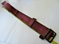 Офицерски кожен колан с каишка , снимка 8