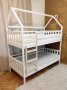 Двуетажно легло модел: "Дани" | Легло къщичка | Легло за близнаци | Легло Монтесори, снимка 1 - Мебели за детската стая - 40002354