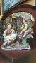 Прекрасна голяма антикварна  порцеланова фигура статуетка композиция Capodimonte , снимка 1 - Антикварни и старинни предмети - 39010470