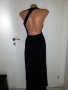 Нова дълга черна рокля с камъни, снимка 6