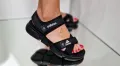 Adidas черни дамски сандали , снимка 2