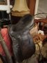 Автентично старо кожено седло, снимка 1 - Антикварни и старинни предмети - 29696470