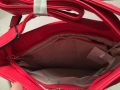 дамска кожена чанта естествена кожа червена, снимка 3