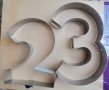 цифра цифри 1 2 3 гигант големи голяма за торта с години метални за печена на блат голяма, снимка 2