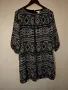 H&m нова черно бяла рокля М размер 3/4 ръкав, снимка 1