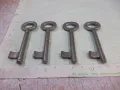 Лот от 4 бр. ключа за брава - 1, снимка 2