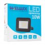 LED Прожектор 10W WELLUX SLIM 800Lm, 4000К, снимка 3