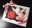Роза, ангел и сърце подаръчна кутия ароматни сапуни, снимка 2