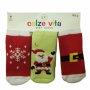 Комплект чорапки Ahelos, Коледни, 3 броя, 2 години, снимка 1 - Чорапи - 43254507