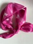 Малък копринен шал в цикламено розово, снимка 10