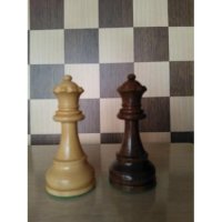 Дървени шахматни фигури Оригинални. Изработка - индийски палисандър. Дизайн Стаунтон 6, утежнени в о, снимка 3 - Шах и табла - 37591994