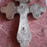 Сребърен кръст, снимка 9 - Антикварни и старинни предмети - 28574850