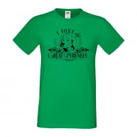 Мъжка тениска I Love My Great Pyrenees Dog,Куче, животно,подарък,изненада, снимка 5 - Тениски - 36934273
