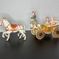 Италианска порцеланова карета №4949, снимка 1 - Антикварни и старинни предмети - 43868204
