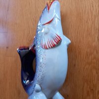 Порцеланова бутилка риба, снимка 2 - Декорация за дома - 35554416