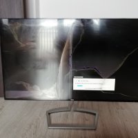 Монитор Dell S2718HN счупена матрица, снимка 1 - Монитори - 39386276