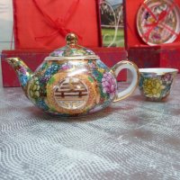 Vintage Китайски сервизи за чай, снимка 5 - Антикварни и старинни предмети - 36642860