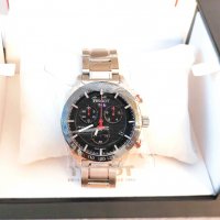 TISSOT PRS 516 T100.417.11.051.01 Мъжки часовник с хронограф и дата чисто нов пълен комплект, снимка 11 - Мъжки - 39801951