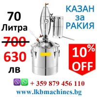 Малък Казан за Ракия - 20/50/70 L, снимка 8 - Казани за ракия - 41907639