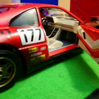 Метална количка Ferrari 348 race 1 :18 Bburago 1989 г., снимка 8 - Колекции - 24629196