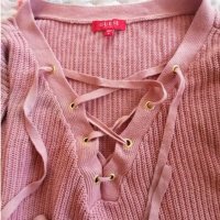 Guess пуловер +подарък шапка тип тюрбан H&M, снимка 6 - Блузи с дълъг ръкав и пуловери - 35588617