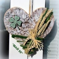 Сърце от брезова кора, снимка 2 - Романтични подаръци - 39230508