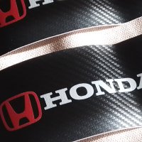 Висококачествени черни карбонови стикери за прагове на Хонда  Honda кола автомобил джип ван , снимка 3 - Аксесоари и консумативи - 43378084