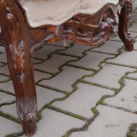 Кресла Рококо масив орех-2бр., снимка 8 - Дивани и мека мебел - 43489176